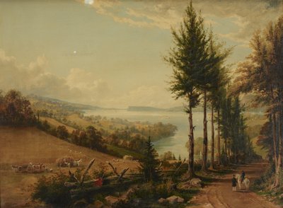 Blick auf den Hudson von Horton’s Road in der Nähe von Croton von Robert Havell